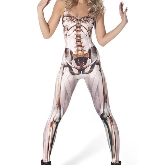 Blackmilk Pants - BlackMilk Muscle and Bone Catsuit